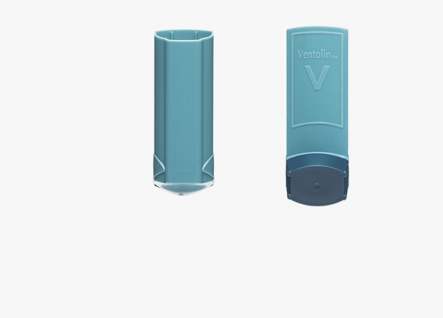 Asthma Inhaler - Plastic - Plastic, Transparent Clipart