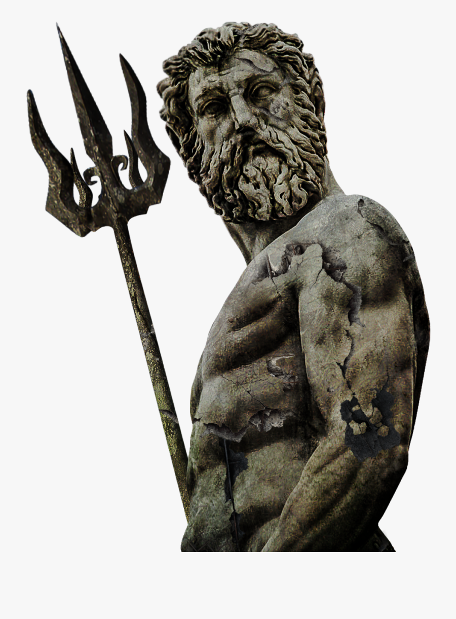 Poseidon Statue Png , Free Transparent Clipart - ClipartKey