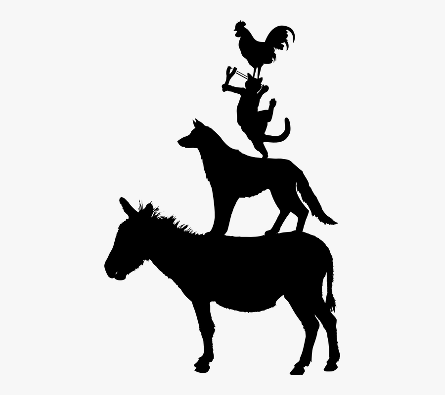 Bremen Town Musicians, Transparent Clipart