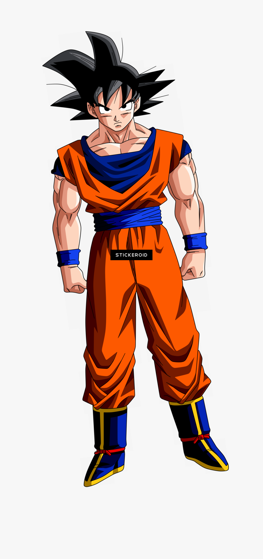 Dragon Ball Goku - Goku Base Form Full Body, Transparent Clipart