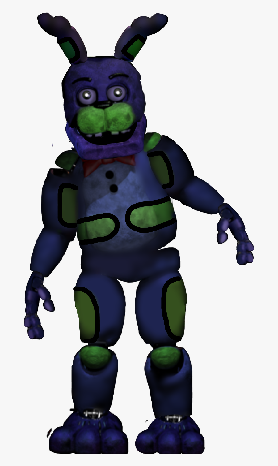 Transparent Play Time Clipart - Fixed Bonnie Fnaf 2, Transparent Clipart