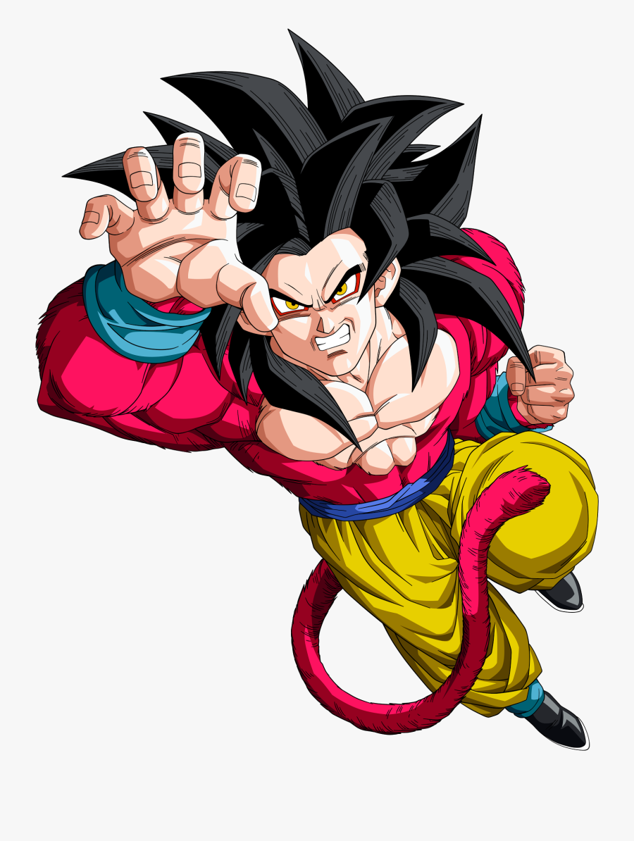 Goku Clipart Wikia - Goku Super Sayayin 4, Transparent Clipart