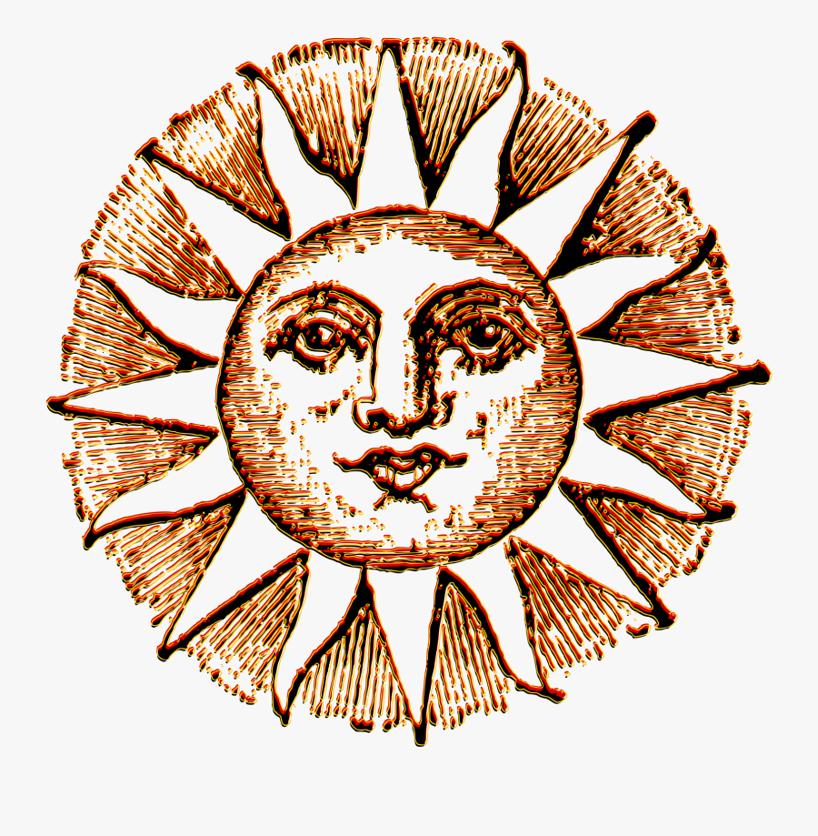 Old Sun Drawing Clipart , Png Download - Old Sun Drawing Png , Free ...