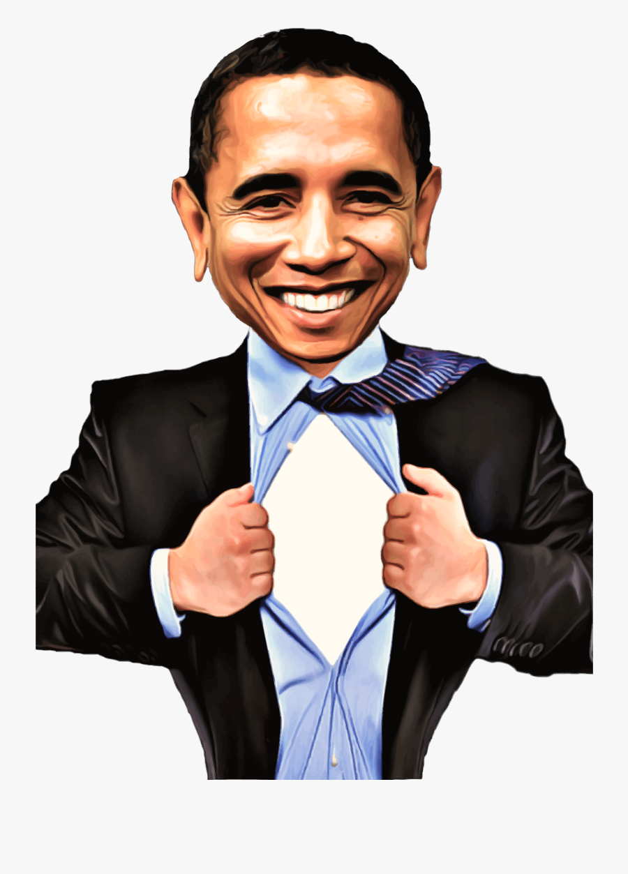 Big Image - Barack Obama, Transparent Clipart