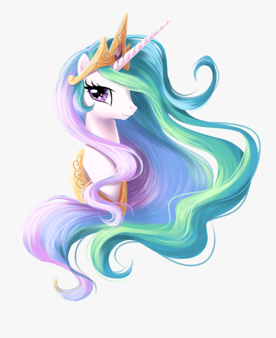 Clipart Eye Unicorn - My Little Pony Princess Celestia Hd, Transparent Clipart