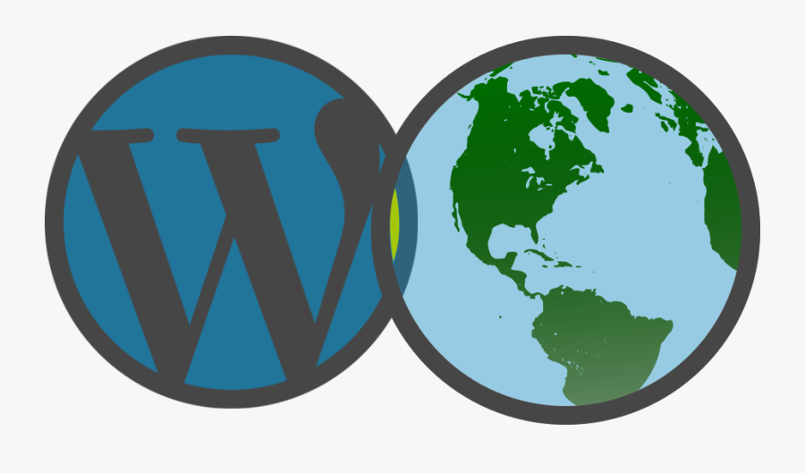 The Venn Diagram Of Gis And Wordpress - Help The Planet Transparent Background, Transparent Clipart