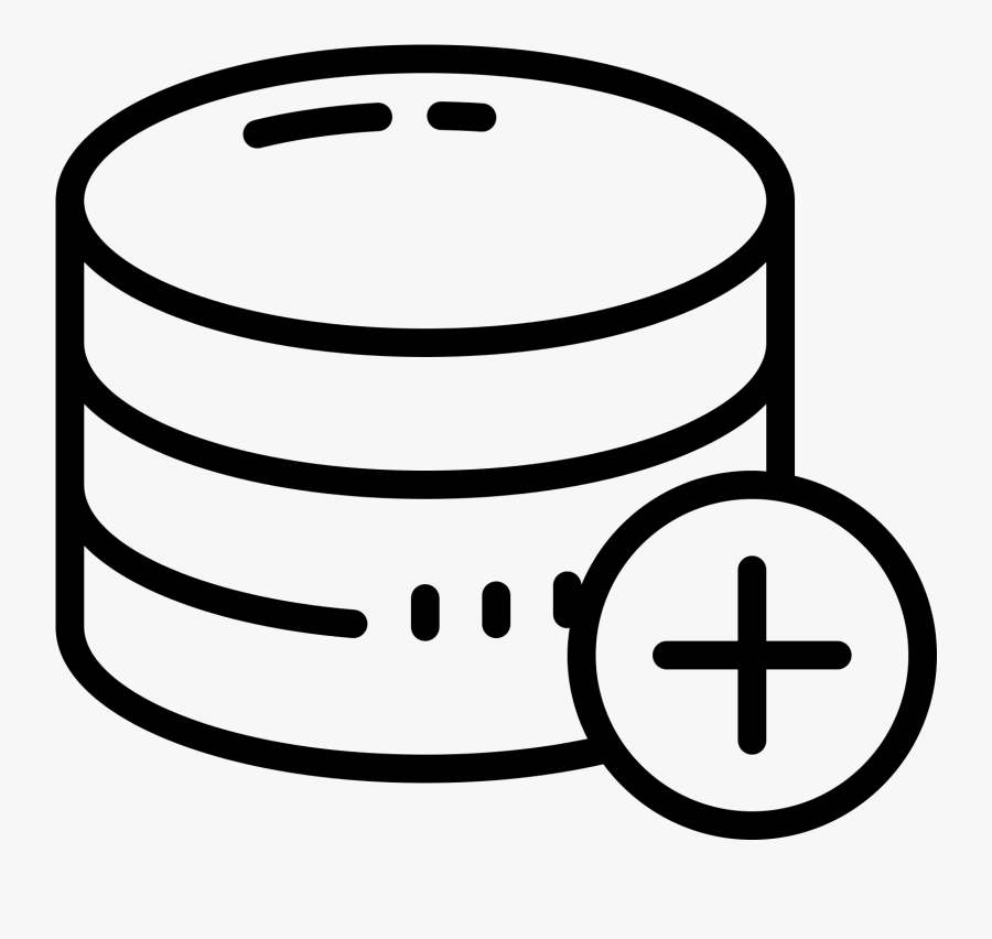 Add Database Icon - Database Icon, Transparent Clipart