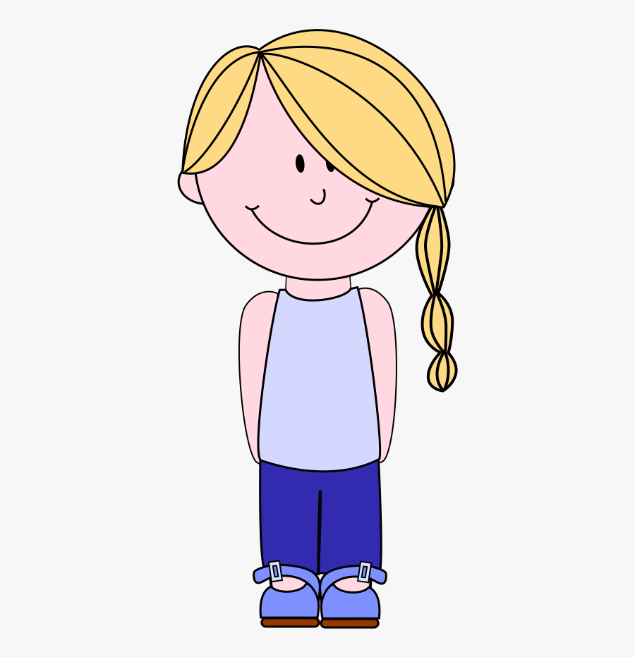 Blonde Girl Clipart - Girl Clipart Blonde, Transparent Clipart