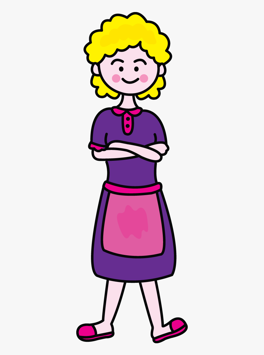 Mother Cartoon Drawing - Drawing Of A Mom , Free Transparent Clipart