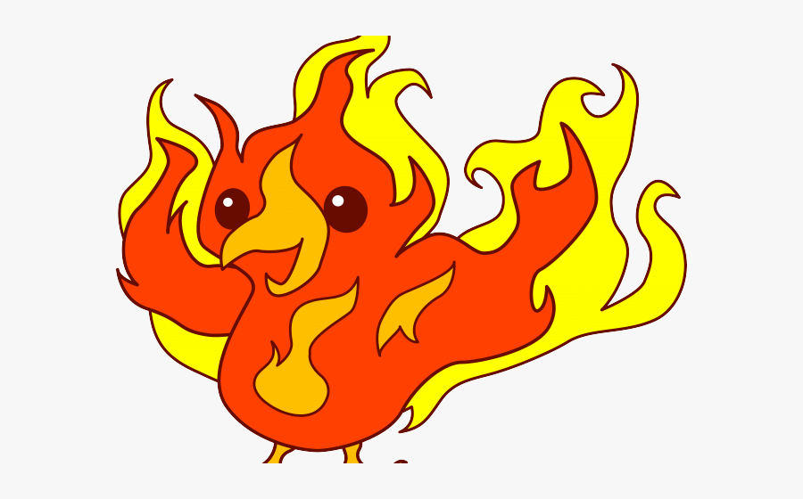 Transparent Kiwi Bird Clipart - Bird On Fire Cartoon, Transparent Clipart