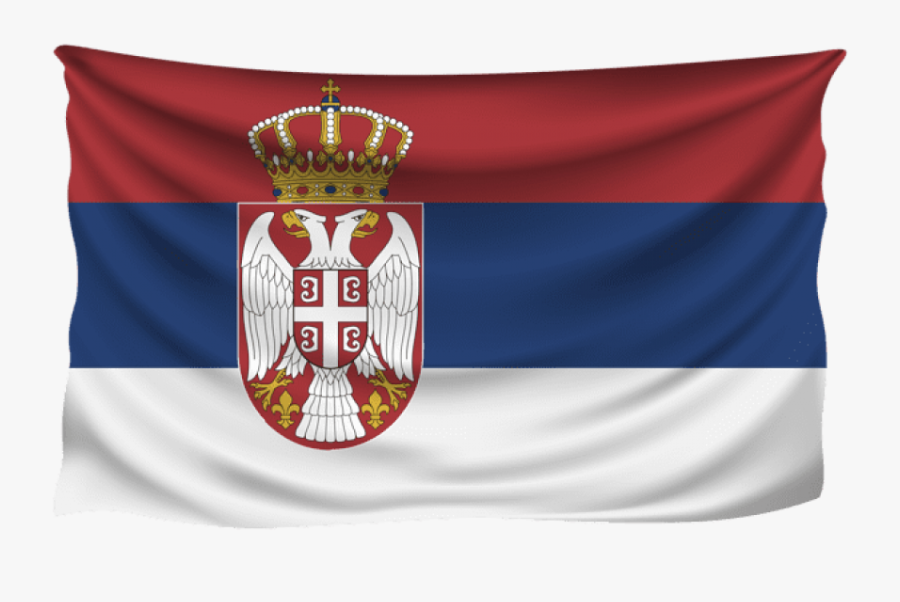 Free Png Download Serbia Wrinkled Flag Clipart Png - Waving Serbian Flag Gif, Transparent Clipart