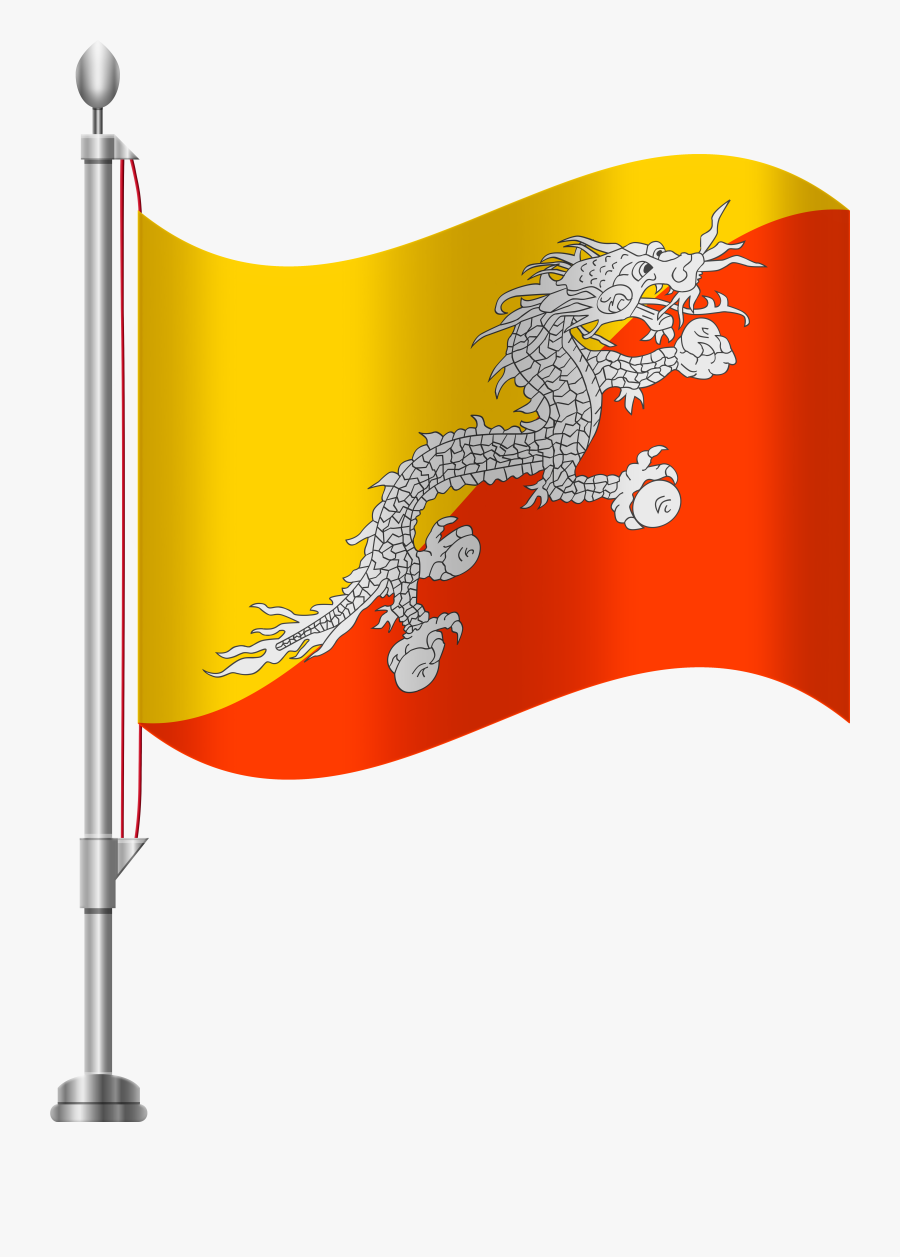 Bhutan Flag Png Clip Art, Transparent Clipart