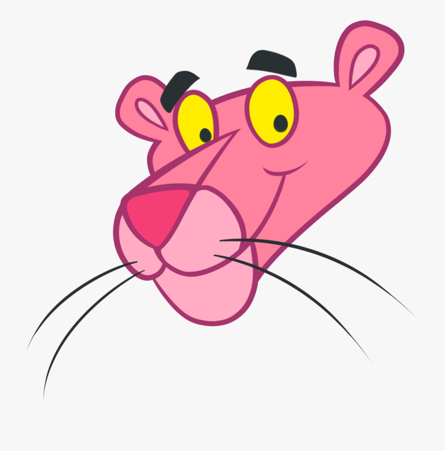 The Pink Black Cartoon - Transparent Background Pink Panther Clip Art, Transparent Clipart