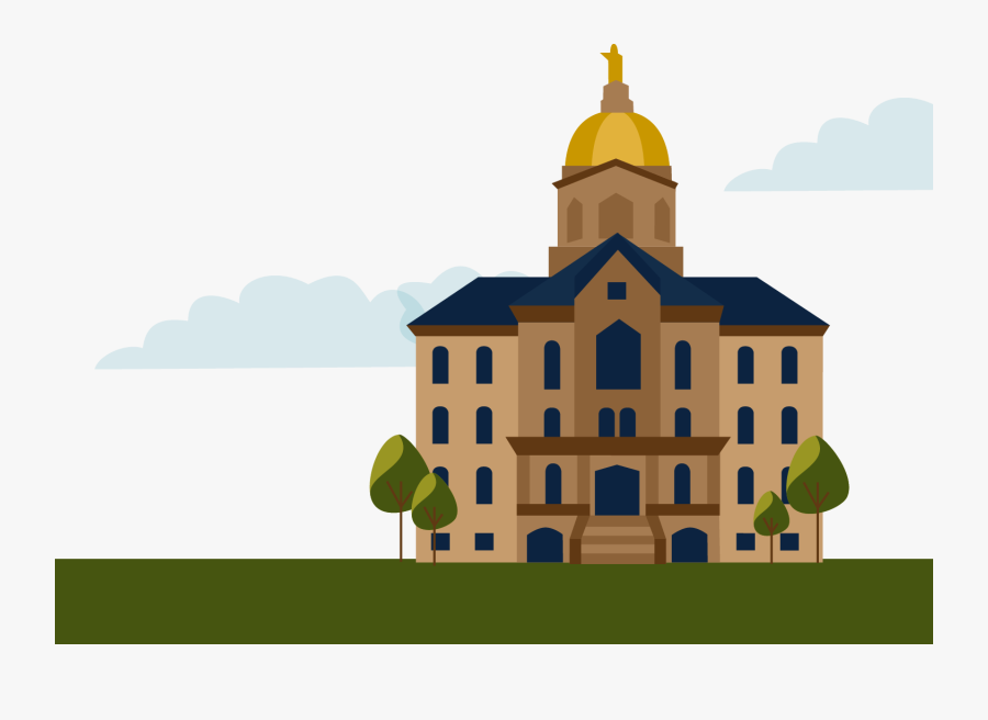 Download University Of Notre Dame Dome Vector , Free Transparent ...