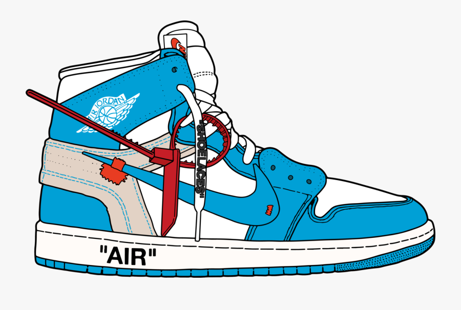 off white jordan 1 cartoon