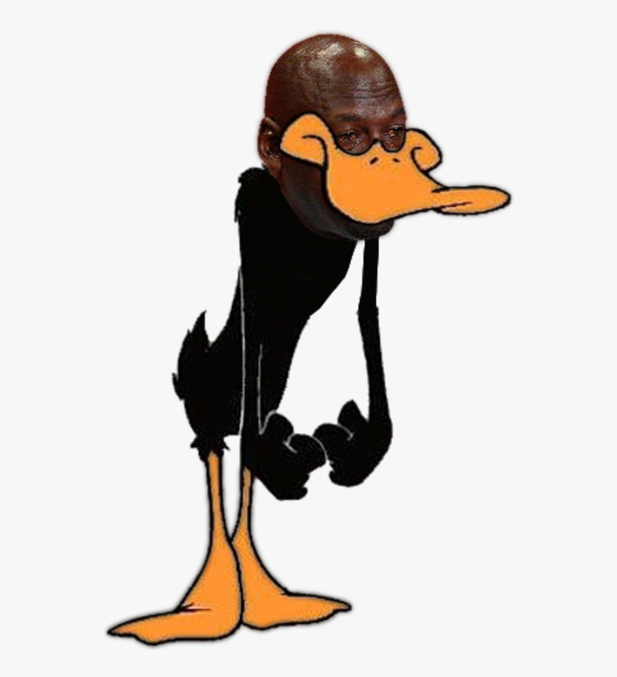 Daffy Crying Michael Jordan - Michael Jordan Daffy Duck, Transparent Clipart