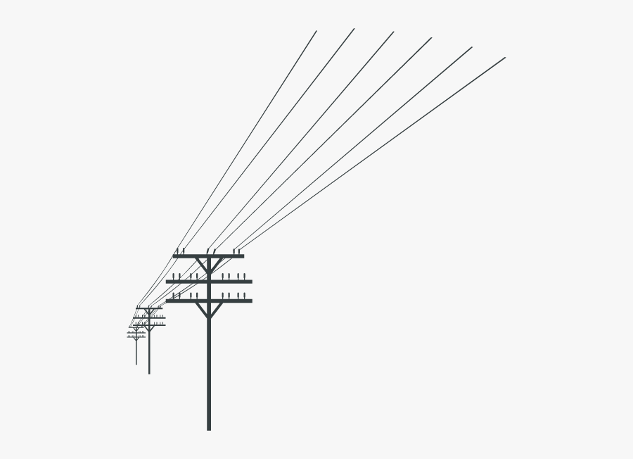 Business Telephone Systems By - Electric Pole Silhouette Png, Transparent Clipart