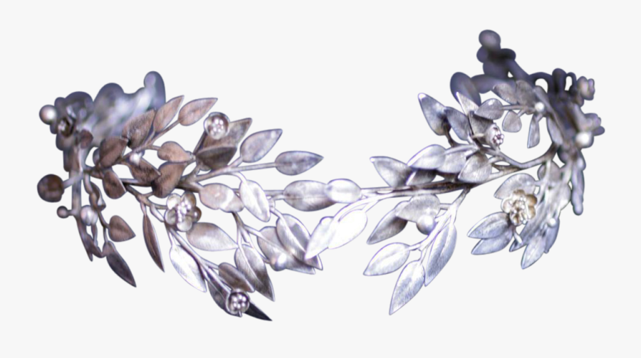 Silver Crown Png - Flower Bridal Crown Png, Transparent Clipart