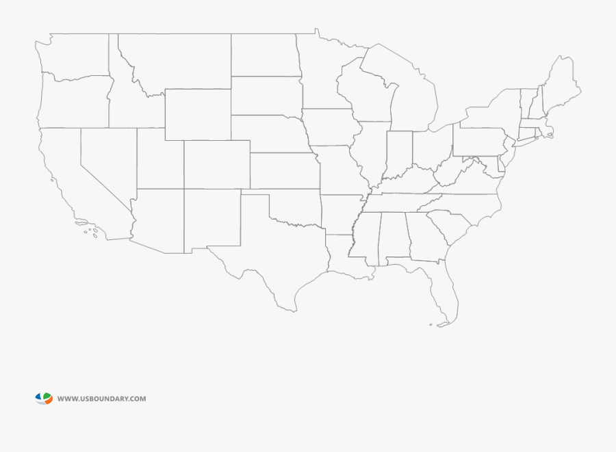 United States Maps Download - Map Of Mainland United States, Transparent Clipart