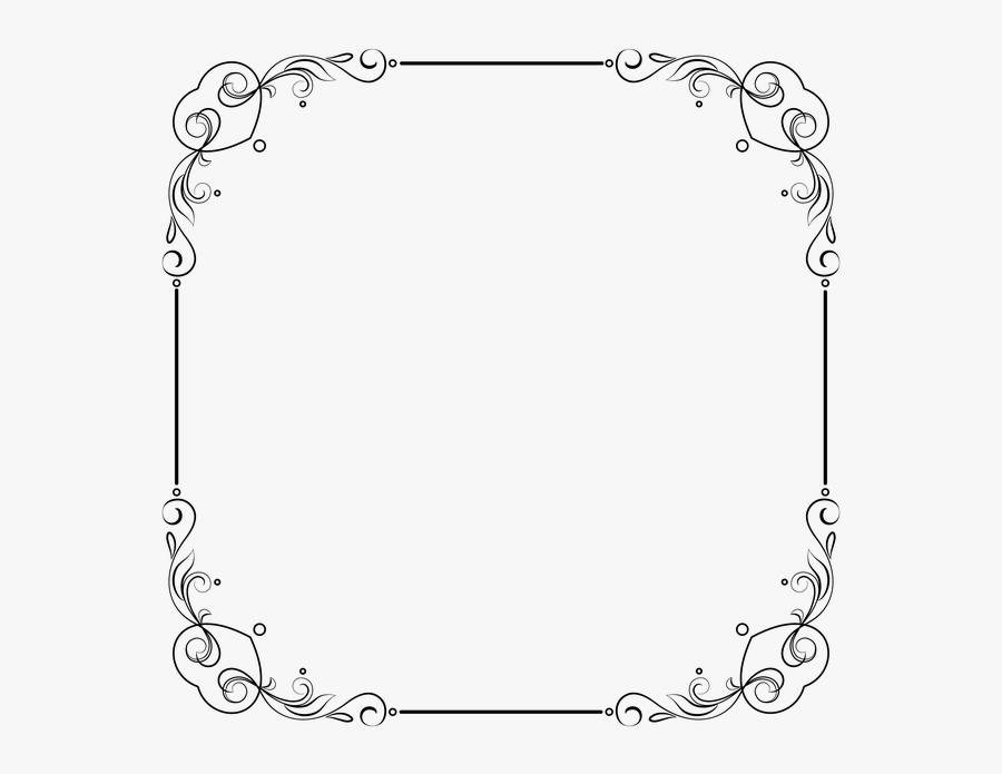 Frame, Border, Element, Classic, Pattern, Line, Design - White Frame Transparent Background, Transparent Clipart