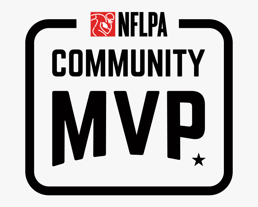 Nflpa Community Mvp Logo - National Football League Players Association, Transparent Clipart