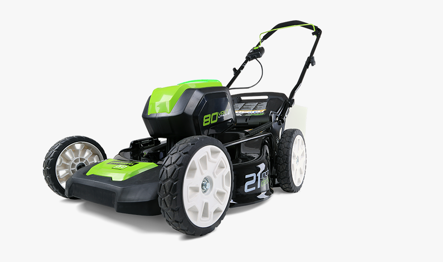 Land Mower,lawn Mower,mower,outdoor Power Equipment,riding - Greenworks, Transparent Clipart