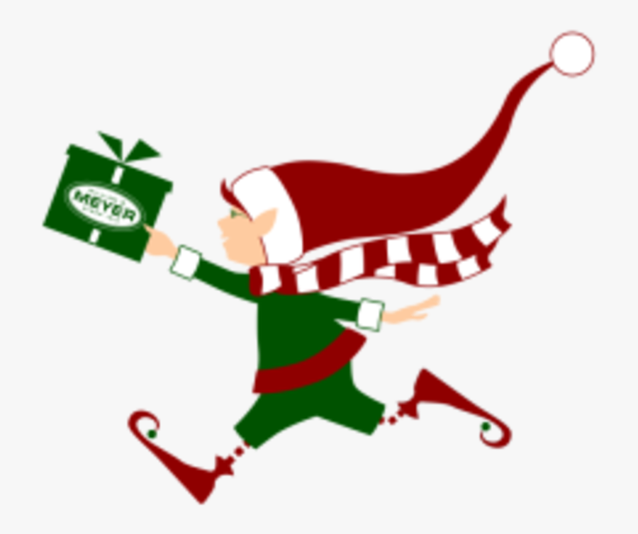 The Holiday 5k Run & Walk For Toys - Christmas Elf Running, Transparent Clipart