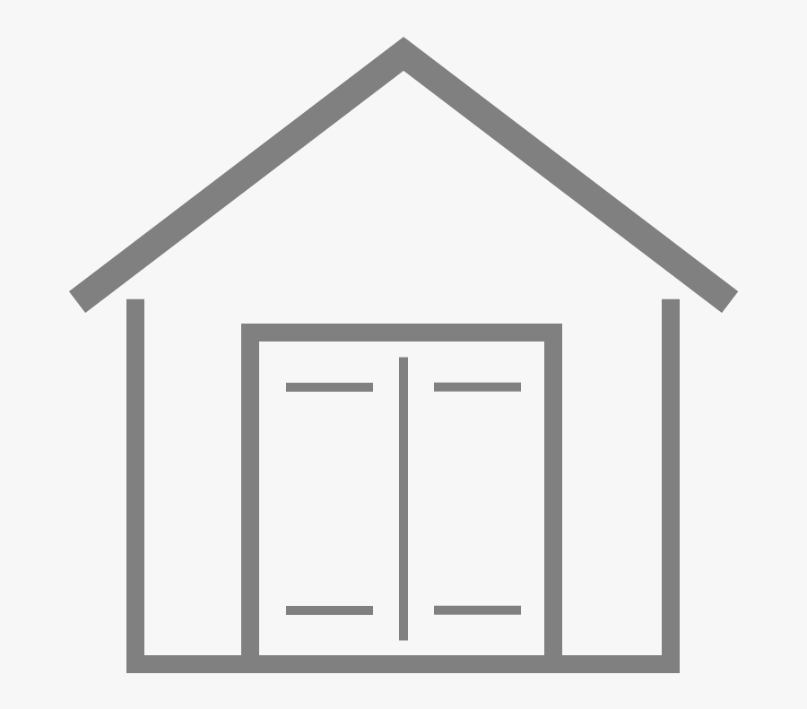 Classic Aframe Storage Shed - Icon, Transparent Clipart