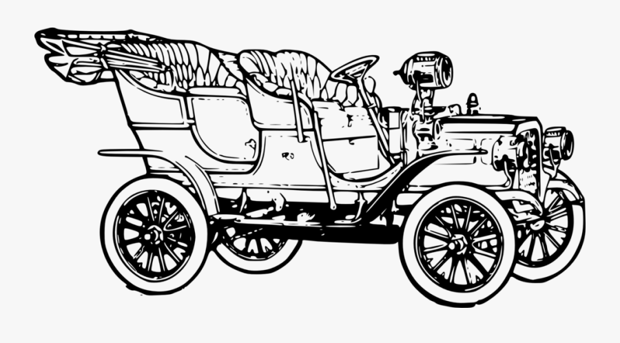 Transparent Vintage Car Clipart - Model T Clipart, Transparent Clipart