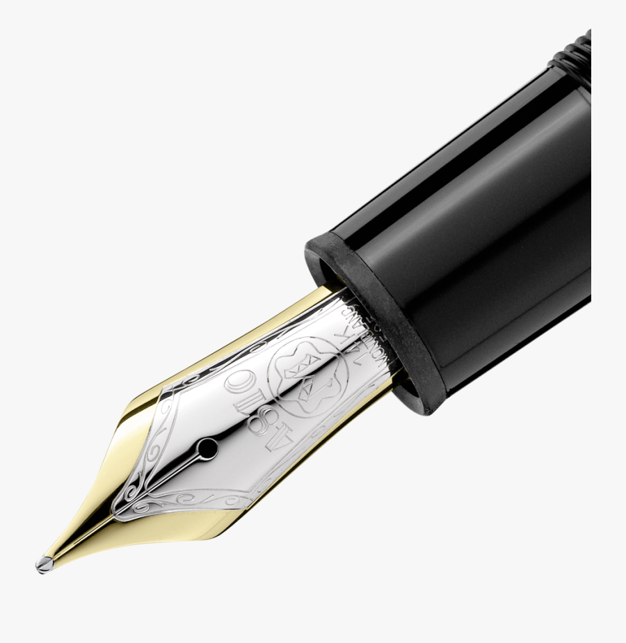 1217704 Pen By Anttis And Georg - Mont Blanc Pen Au 585, Transparent Clipart