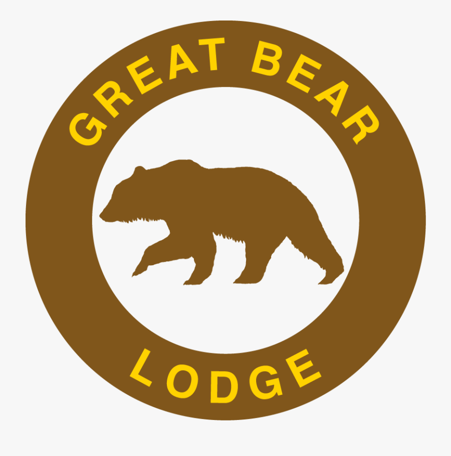 Great Bear Lodge Logo - Grizzly Bear, Transparent Clipart
