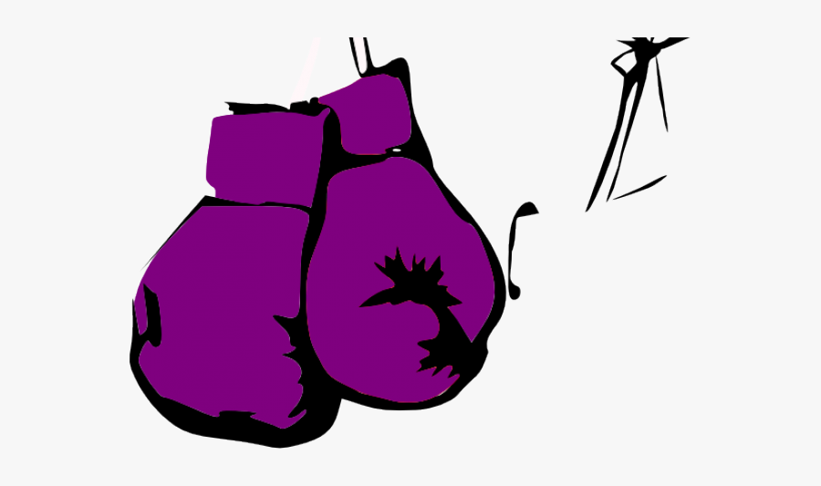 Hanging Boxing Gloves, Transparent Clipart