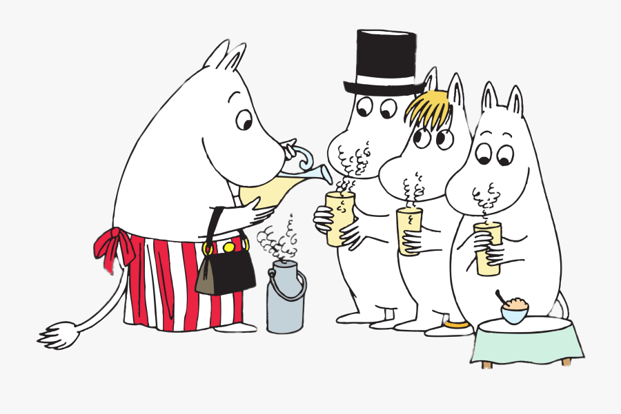 Moomin Drinks, Transparent Clipart