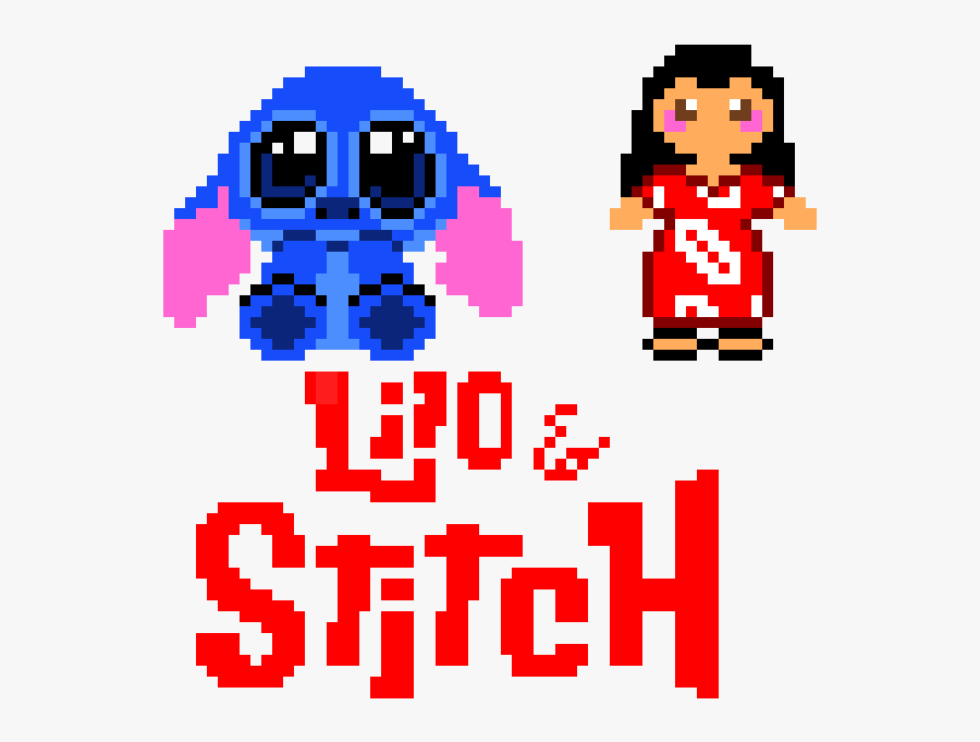 Lilo And Stitch Pixel, Transparent Clipart