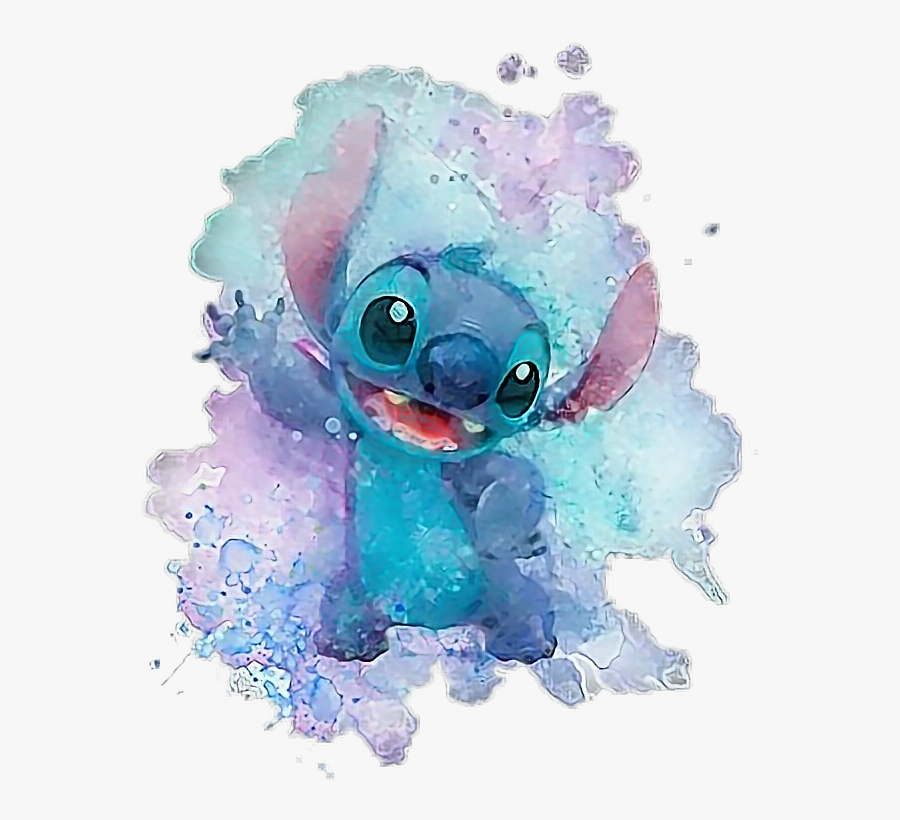 #blue #watercolor #stich - Stitch Disney , Free Transparent Clipart ...