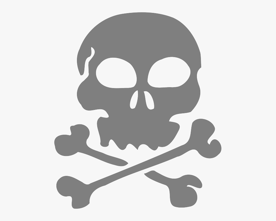 Francois L Olonnais Pirate Flag - Transparent Background Skull Clip Art, Transparent Clipart