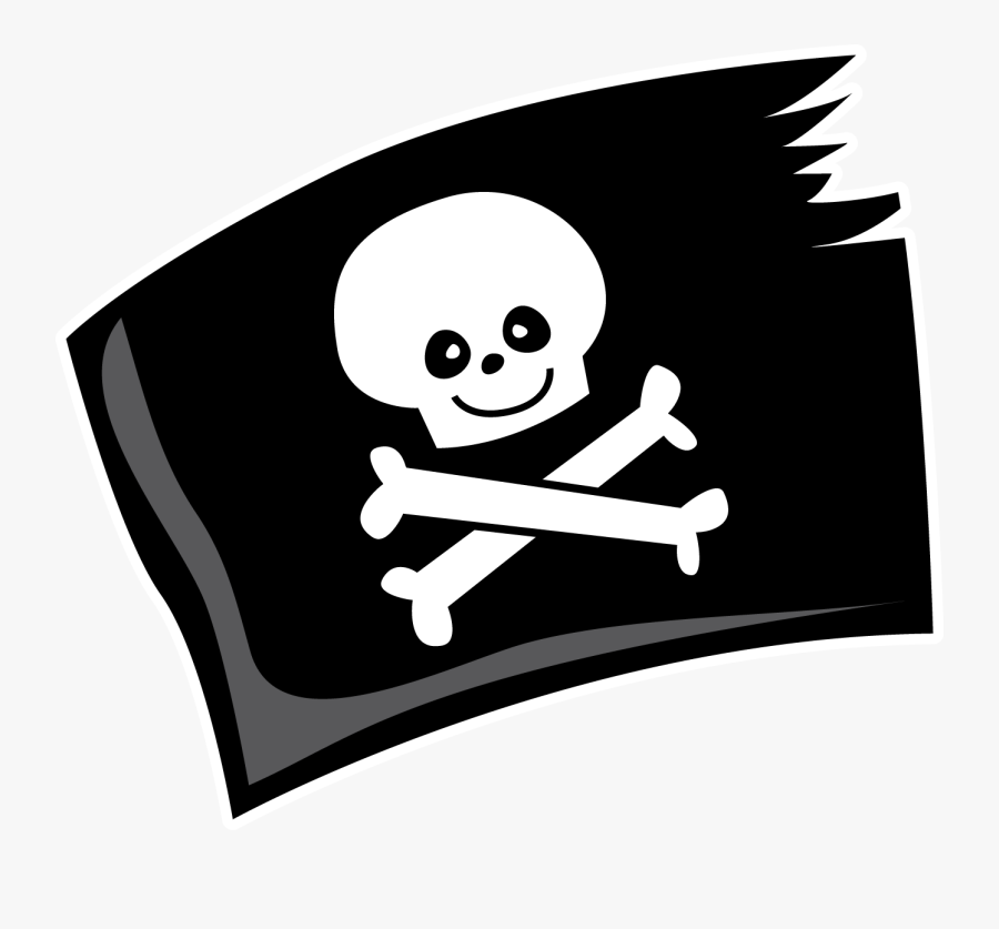 Pirate Flag - Princess And Pirate Invitations, Transparent Clipart