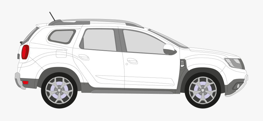 Duster And Allow A Roof Box To Be Securely Attached - Jeep Renegade Drawing, Transparent Clipart