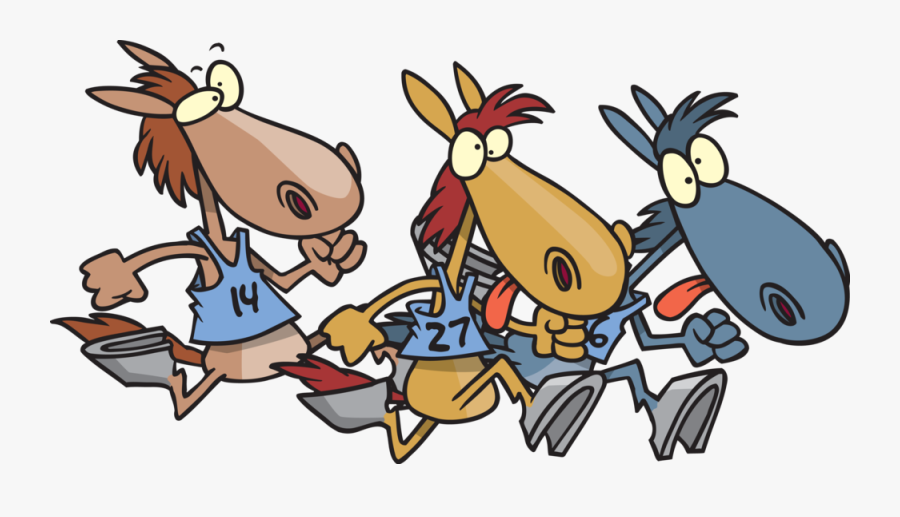 Cartoon Horse Race , Free Transparent Clipart - ClipartKey