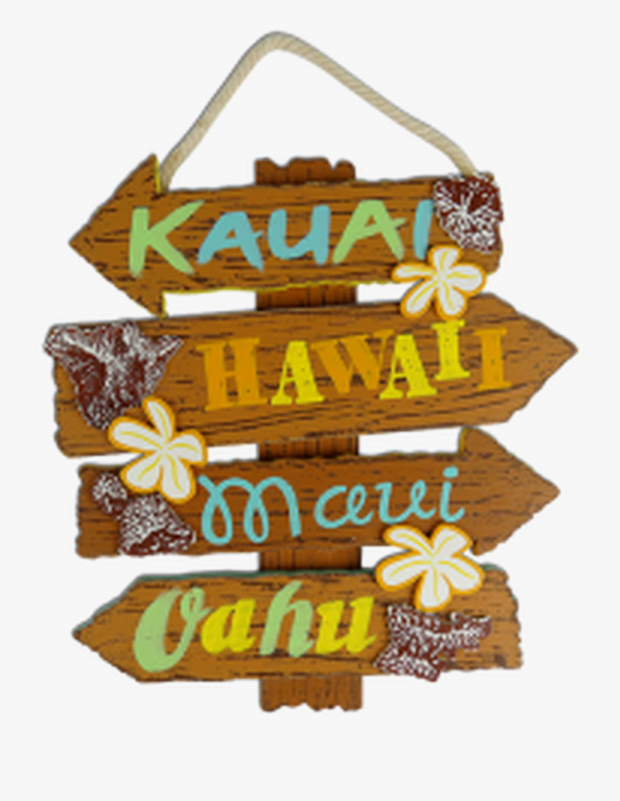 Hawaii Signs, Transparent Clipart