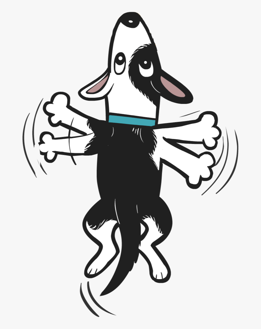 Lili Dog Grabbing Cutout - Illustration, Transparent Clipart