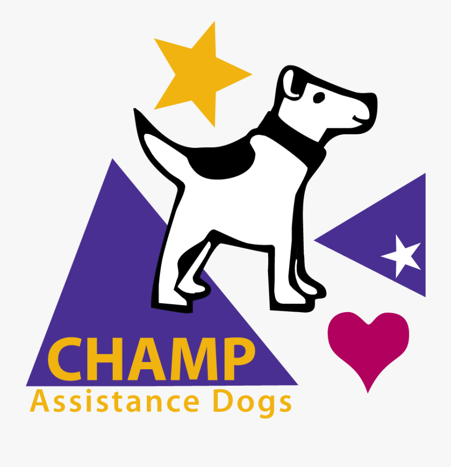 Champ Assistance Dogs Logo, Transparent Clipart
