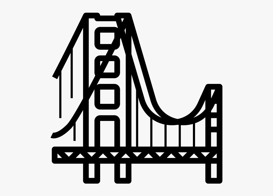 Transparent Golden Gate Bridge Clipart - Golden Gate Bridge, Transparent Clipart