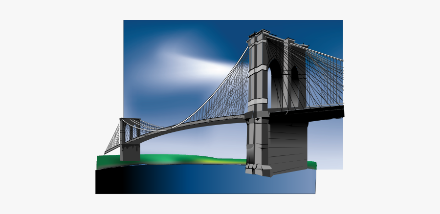 Brooklyn Bridge Clip Art - Brooklyn Bridge, Transparent Clipart