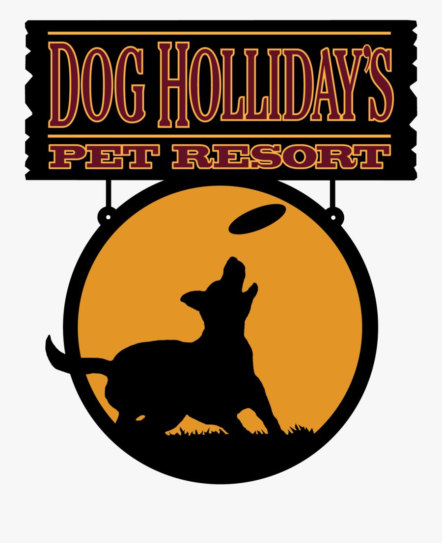 Dog Holliday"s Pet Resort - Silhouette, Transparent Clipart