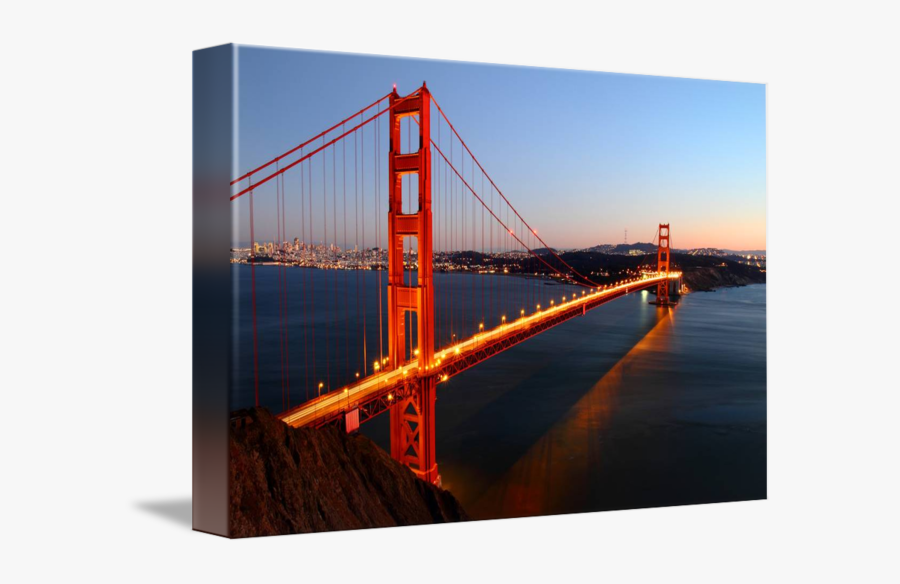 Transparent Golden Gate Bridge Png - Golden Gate Bridge Canva, Transparent Clipart