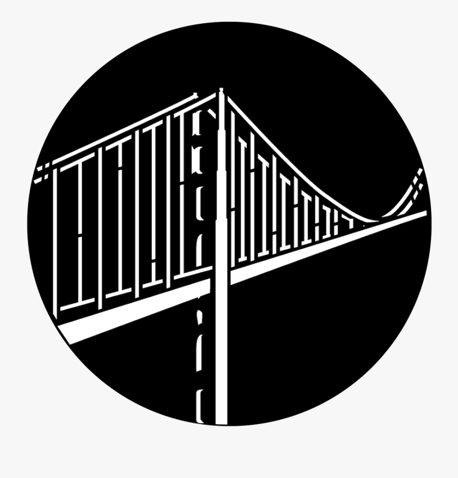 Apollo Golden Gate Bridge - Circle, Transparent Clipart