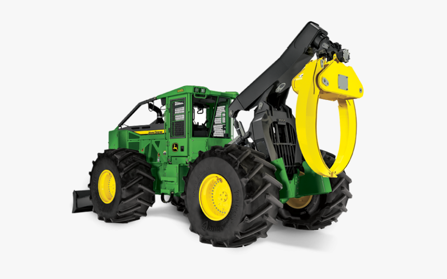 John Deere 948l Grapple Skidder, Transparent Clipart