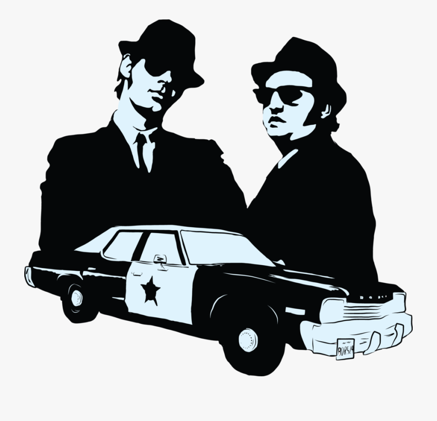 Clip Art Svg Freeuse Download - Blues Brothers Clip Art, Transparent Clipart