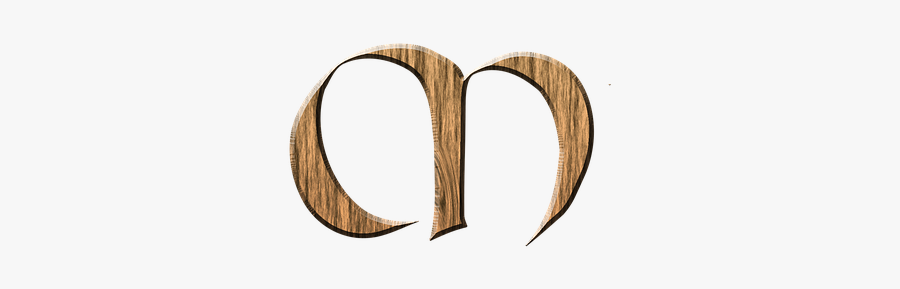 Wooden M, M, Letter, Letter M, Wooden, Text, Font, - Roman Uncial, Transparent Clipart